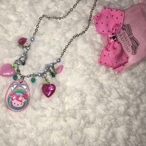 Tarina Tarantino Hello Kitty Necklace and Bow